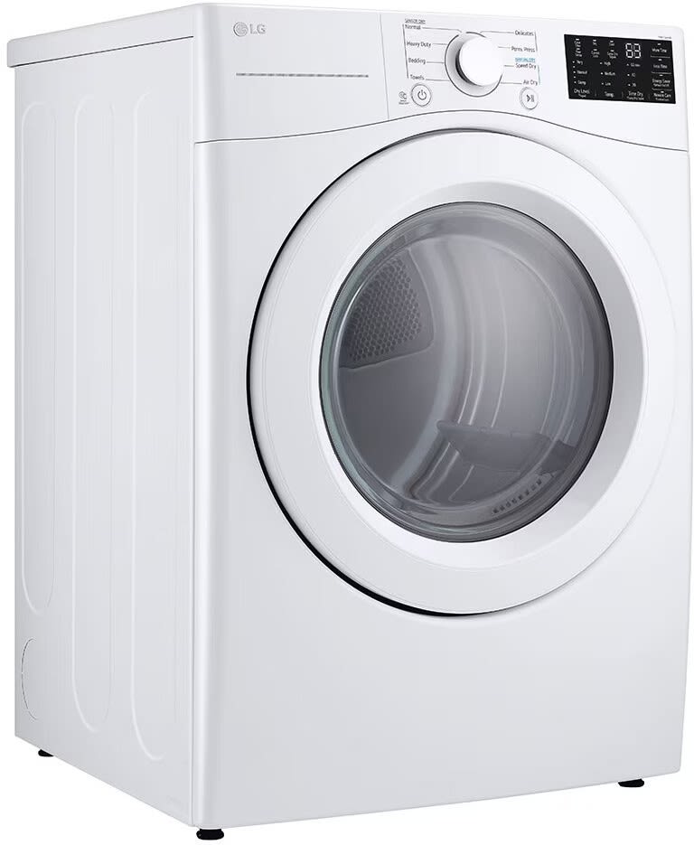 LG DLG3471W 27 Inch Gas Dryer with 7.4 Cu. Ft. Capacity, 8 Dry Program