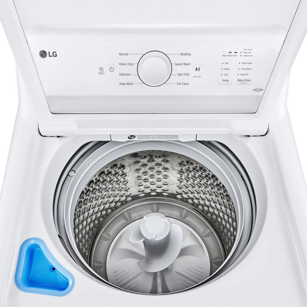 LG WT6105CW 27 Inch Top Load Washer with 4.1 cu. ft. Capacity, 4Way