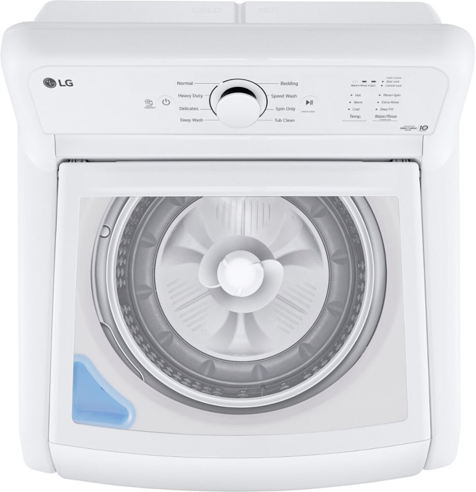 LG WT6105CW 27 Inch Top Load Washer with 4.1 cu. ft. Capacity, 4Way