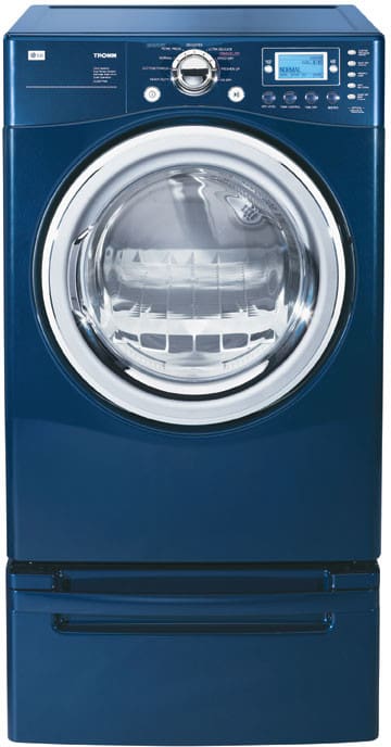 Lg Dlg8388nm 27 Inch Front Load Gas Dryer With 7 3 Cu Ft Capacity 9 Drying Programs Navy Blue