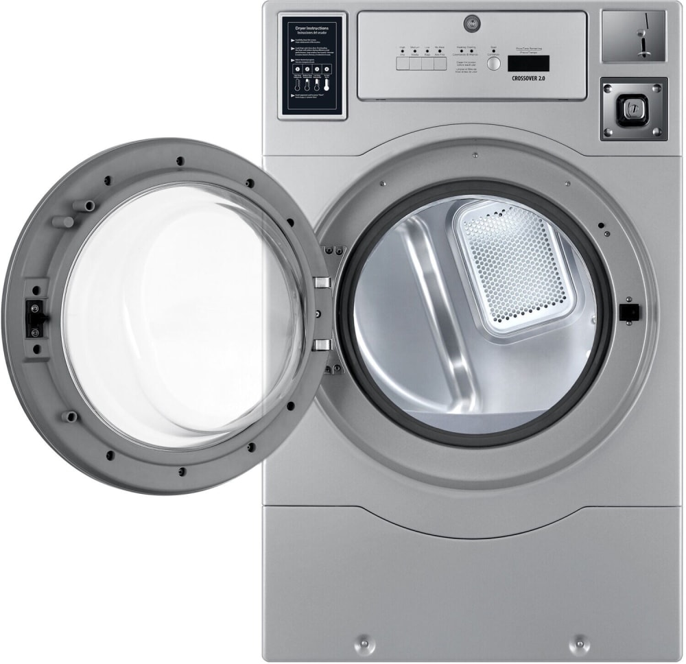 Crossover CRWADRGSS817M Side-by-Side Washer & Dryer Set with Front 