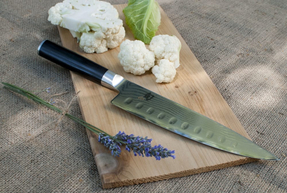 Shun DM0719 Classic 8 Inch HollowGround Chef's Knife with Advanced