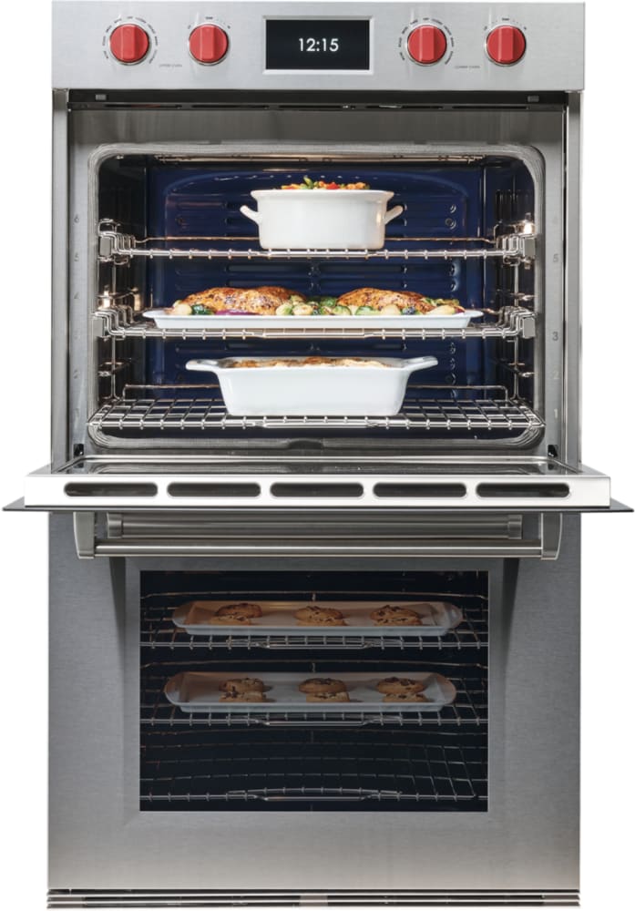Wolf DO30PMSPH 30 Inch Double Smart Electric Wall Oven with 5.1 cu