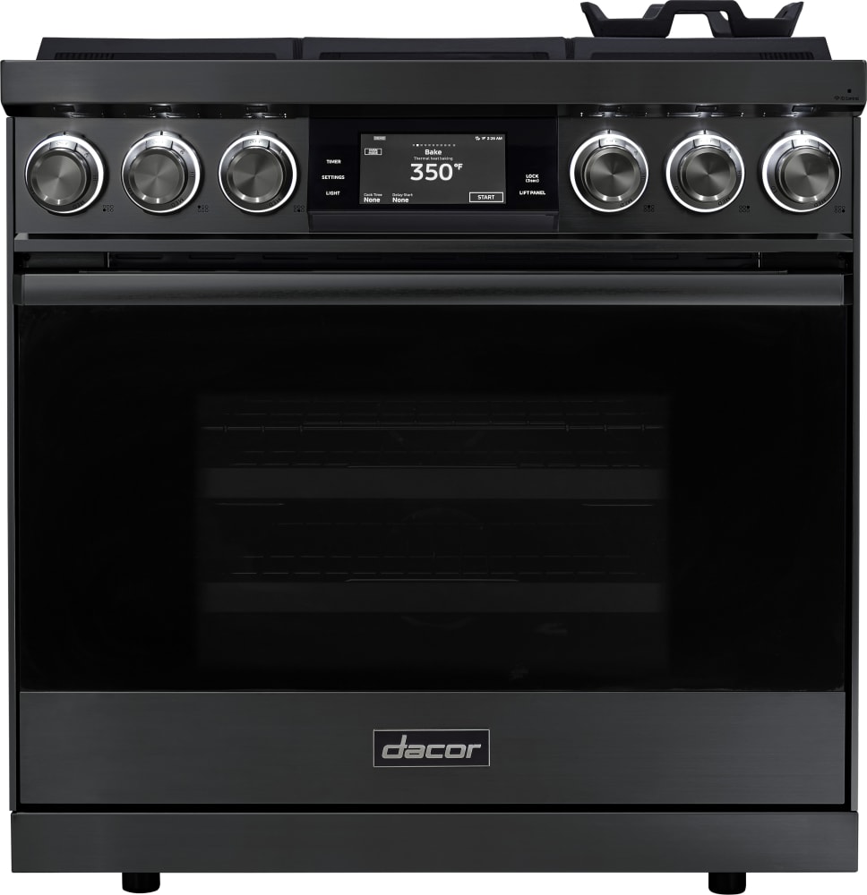Dacor DOP36M86DLM 36 Inch Freestanding Dual Fuel Smart Range with 6