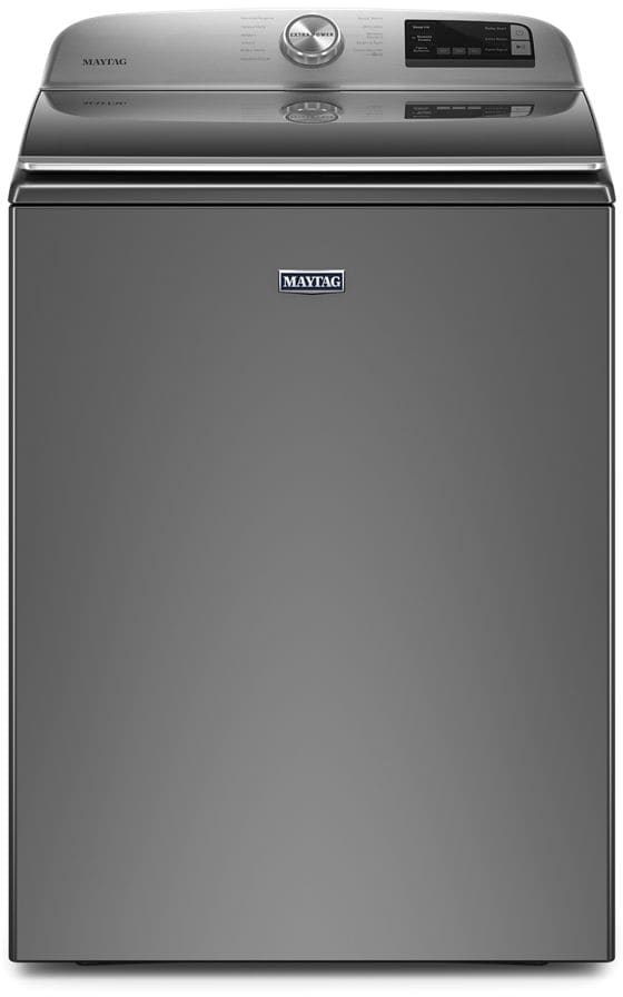 Maytag MAWADRGC01 Side-by-Side Washer & Dryer Set with Top Load Washer and Gas Dryer in Metallic Slate