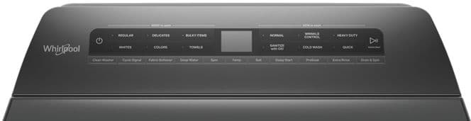 Whirlpool WTW5100HC 27 Inch Top Load Washer with 4.8 Cu. Ft. Capacity