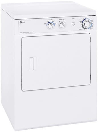 GE Profile DPXH46GFWW 27 Inch Gas Dryer with 5.7 Cu. Ft. Capacity