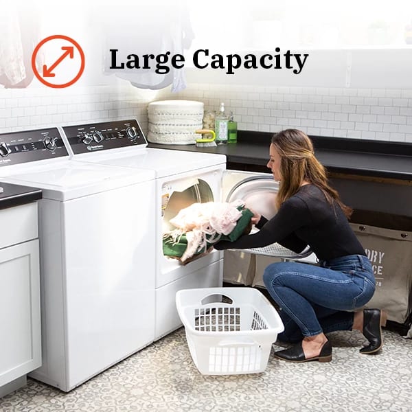 Speed Queen SPWADREWN5006 Side-by-Side Top Load Washer and