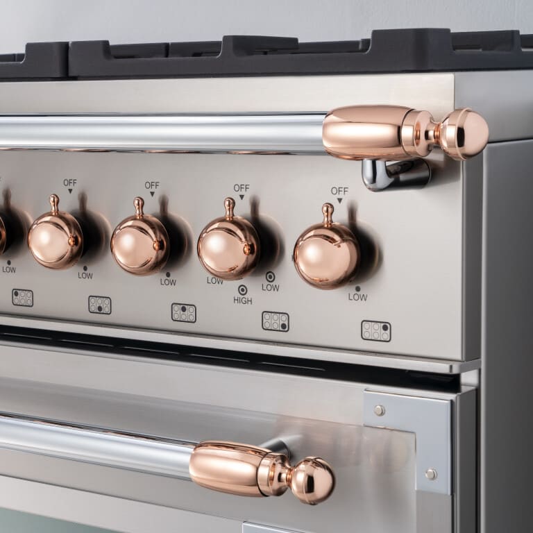 amme Disciplinære To grader Bertazzoni DS1HERTPC Copper Décor Set for Range and Hood
