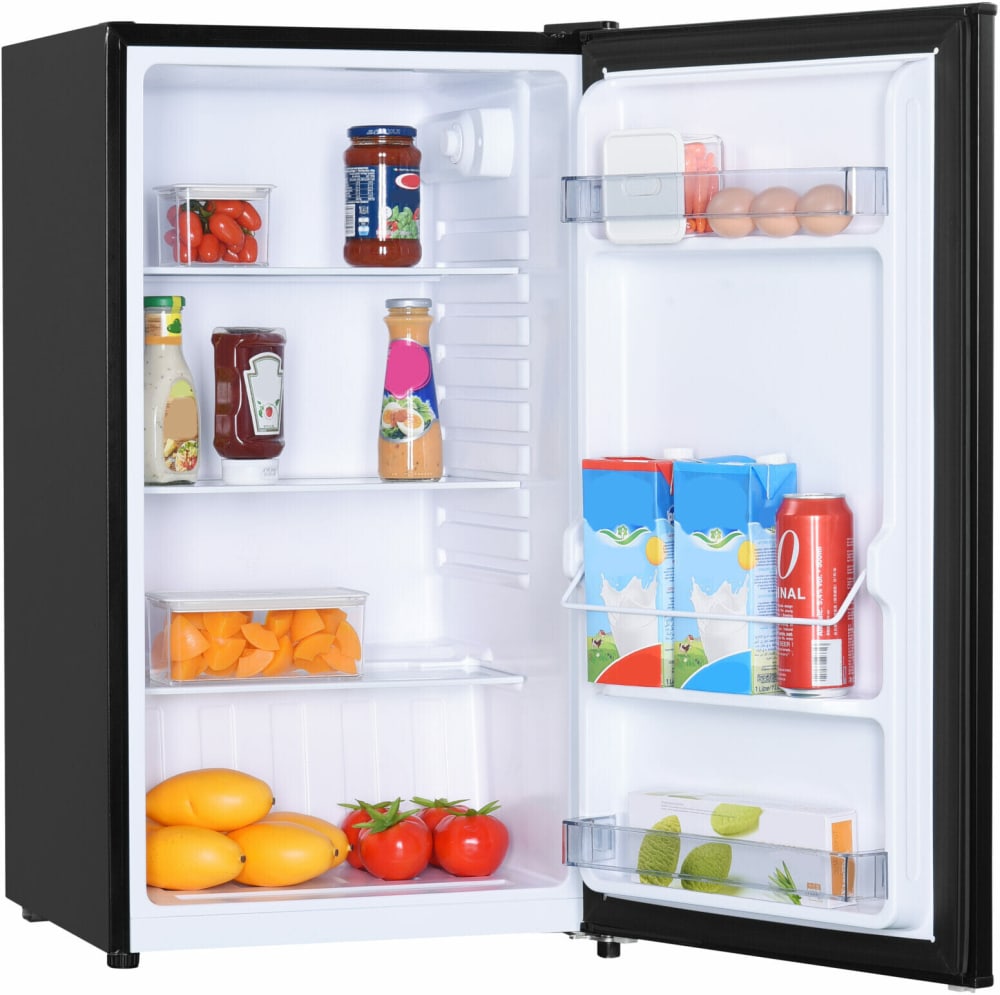 Danby DAR032B2BM 19 Inch Compact Refrigerator with 3.2 cu. ft. Capacity, 3 Glass Shelves, Door
