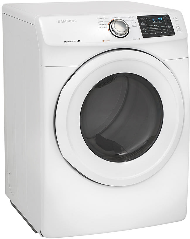 Samsung Sawadrgw12 Stacked Washer Dryer Set With Front Load Washer And Gas Dryer In White