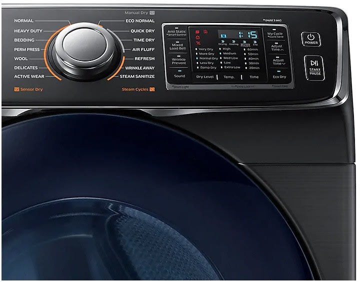 Samsung SAWADREBS18 Stacked Washer & Dryer Set with Front Load Washer