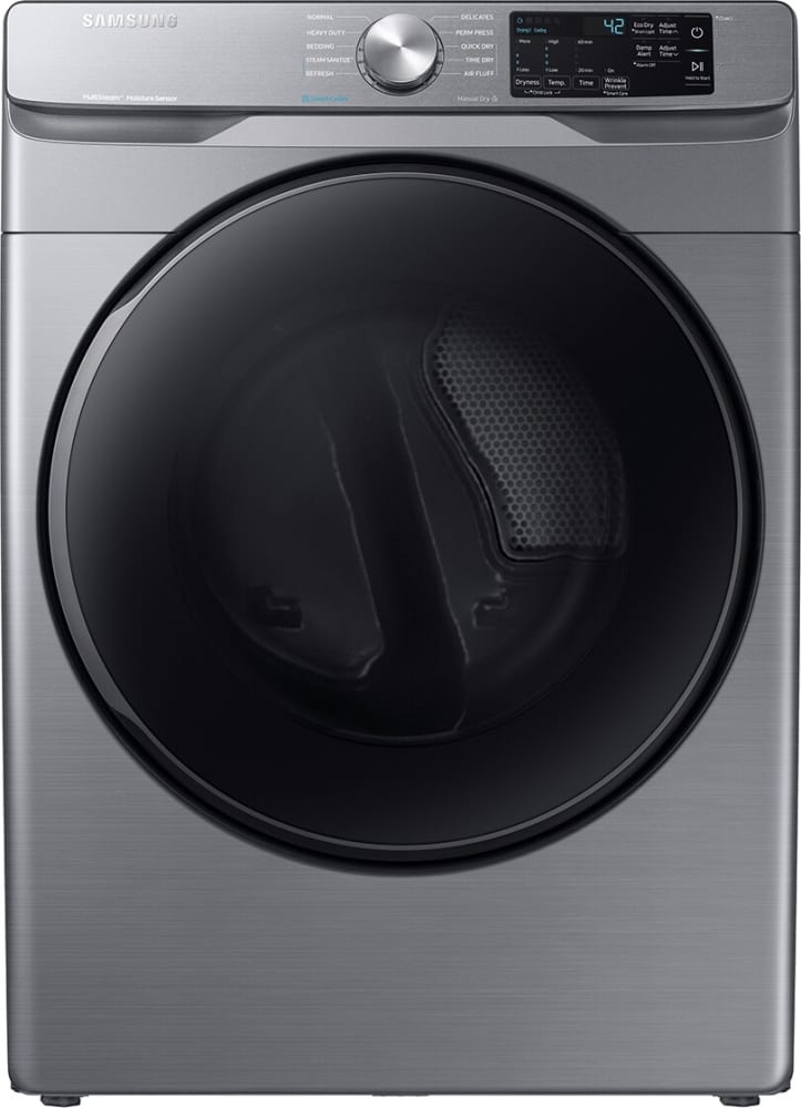 Samsung DVE45R6100P 27 Inch Electric Dryer with 7.5 Cu. Ft