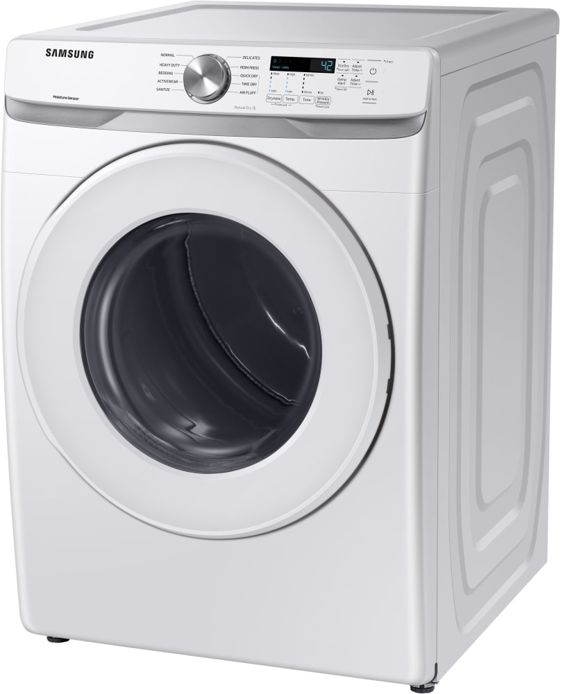 Samsung DVE45T6000W 27 Inch 7.5 cu. ft. Electric Dryer with 10 Dry