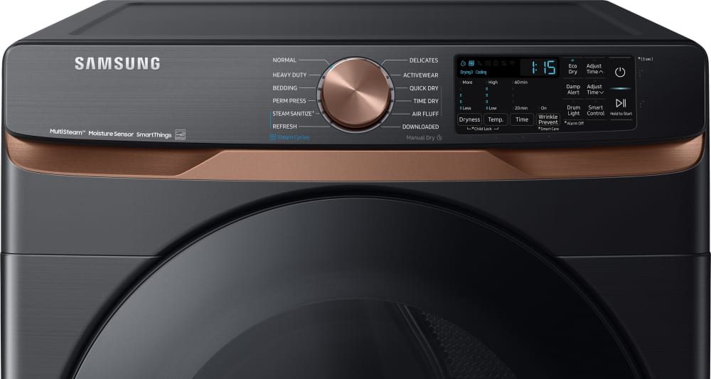 Samsung SAWADRGV83001 Side-by-Side on Pedestals Washer & Dryer Set with  Front Load Washer and Gas Dryer in Black