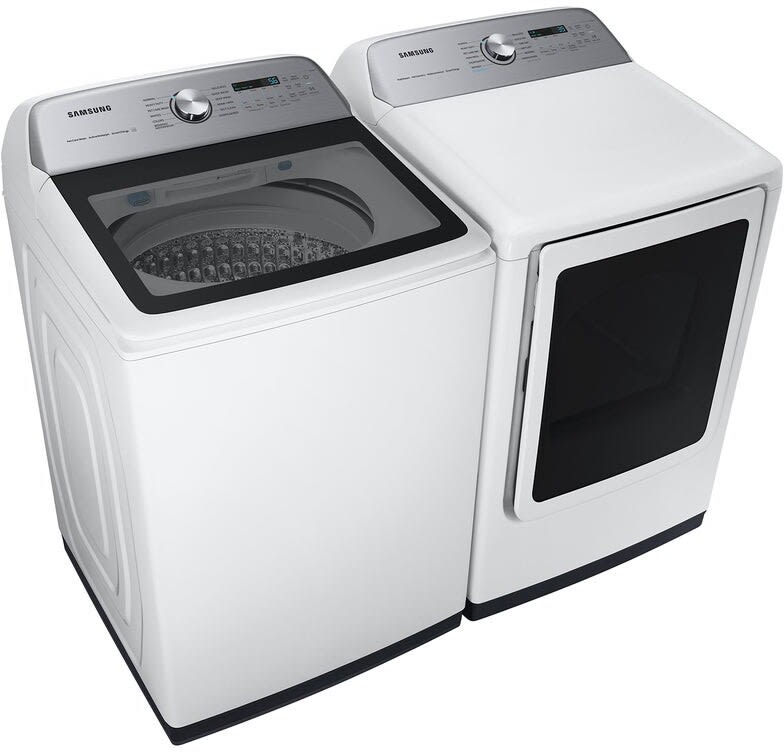 Samsung DVE54CG7150W 27 Inch Smart Electric Dryer with 7.4 Cu. Ft