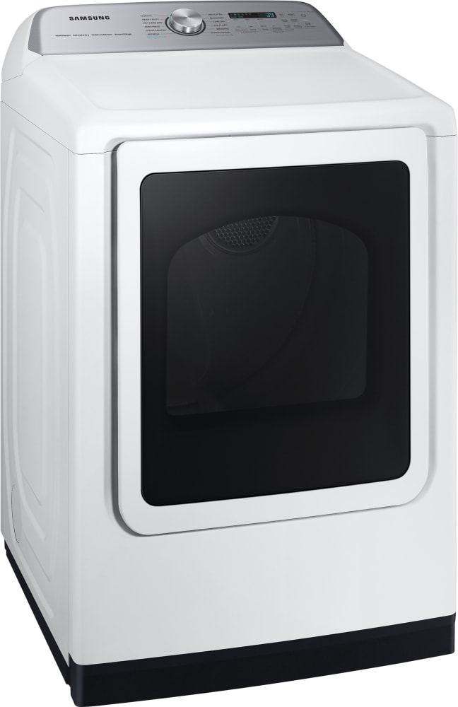 Samsung DVE55CG7100W 27 Inch Smart Electric Dryer with 7.4 cu ft