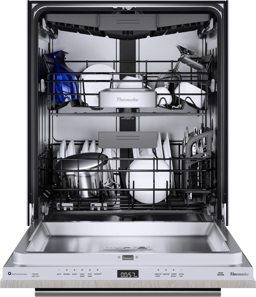 Thermador DWHD640EPR 24 Inch Fully Integrated Smart Dishwasher