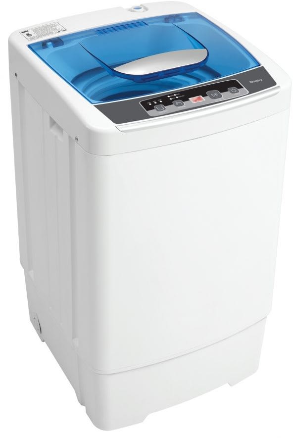 Danby DWM028WDB3 Portable Top Load Washer with 6.2 lb Capacity, 3 Water