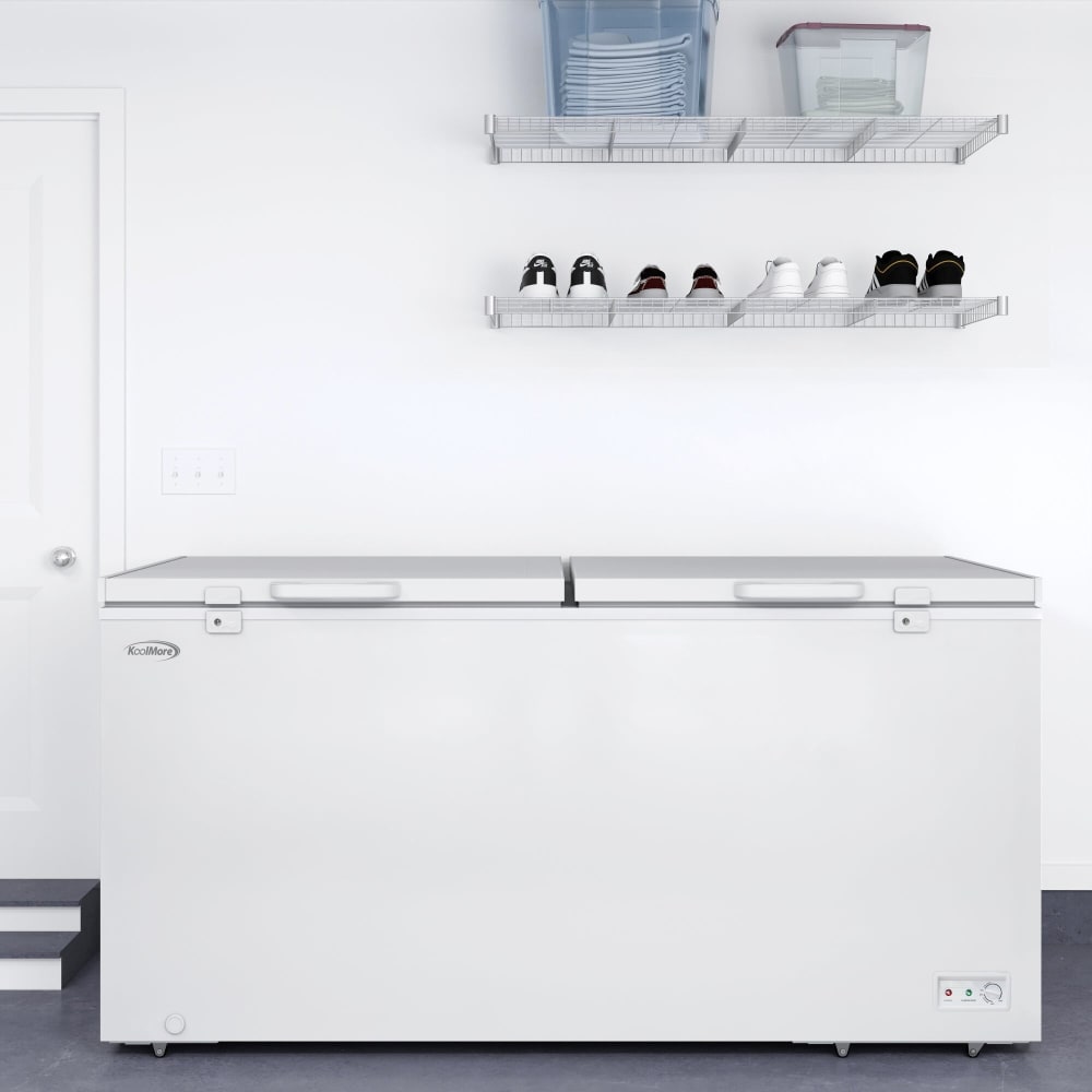 Koolmore KMSCF30C 79 Inch Commercial Chest Freezer with 30 Cu. Ft