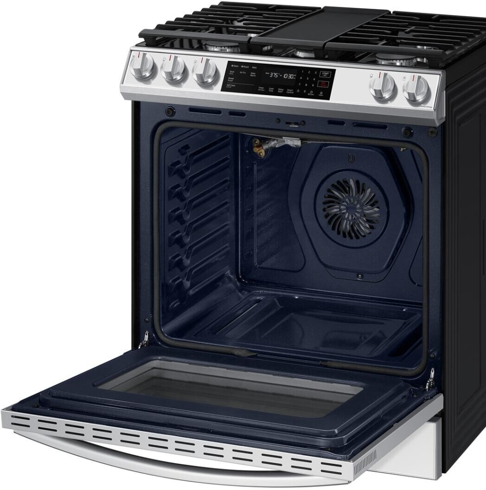 Samsung NX60CB831512 30 Inch SlideIn Gas Smart Range with 5 Sealed