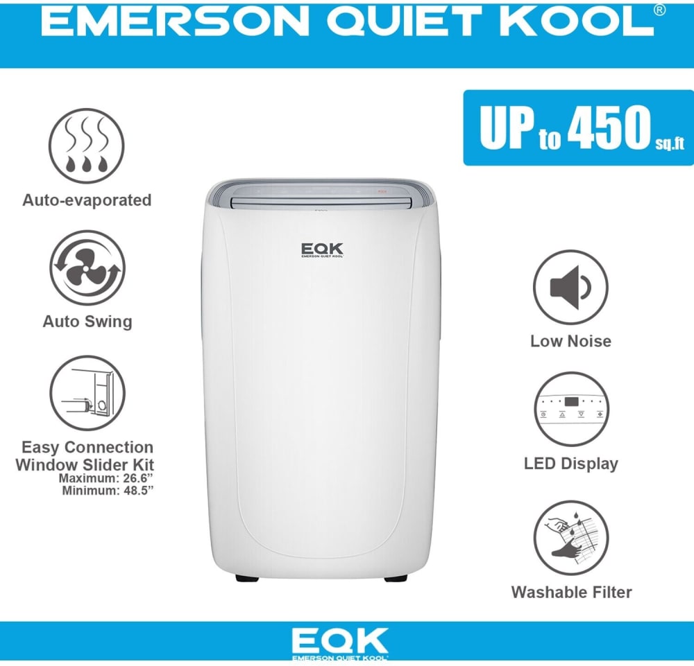 Emerson EAPC12RD1 12,000 BTU Portable Air Conditioner with New CEC