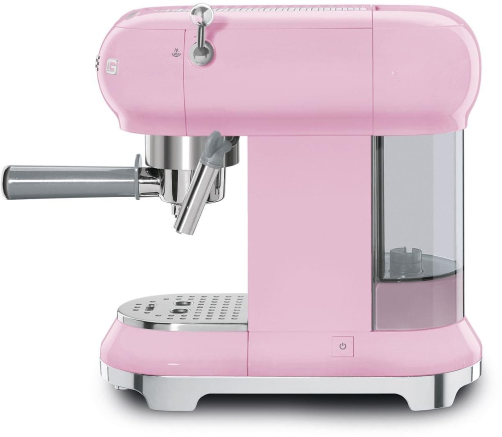 Smeg ECF01PKUS 50's Retro Style Espresso Coffee Machine with