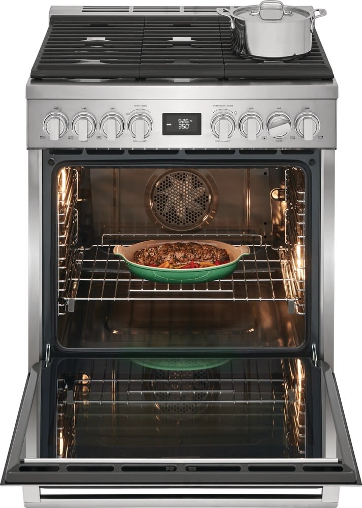 Electrolux ECFD3068AS 30 Inch Freestanding Dual Fuel Range with 5