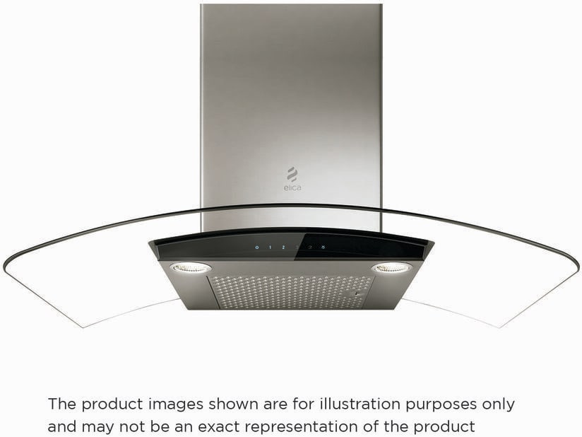 Elica EBL436SS 36 Inch Under Cabinet Range Hood with 4-Speed/430 CFM  Blower, Multi-Function LCD Controls, Halogen Lighting, Dishwasher-Safe Mesh  Filters, Heat Guard, CFM Reduction System, and UL Listed: Stainless Steel