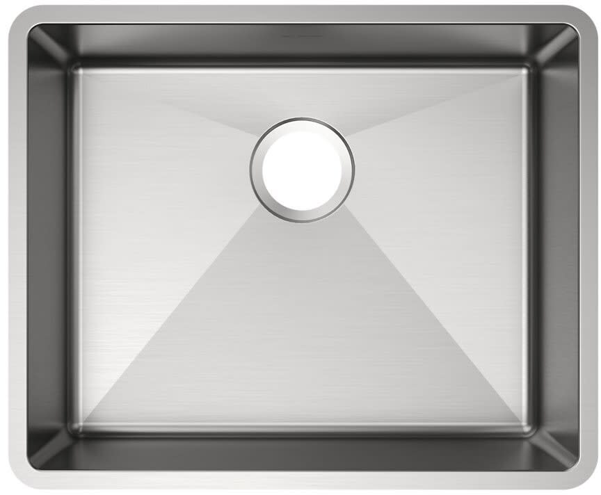 Elkay ECTRUAD211755 18 Gauge Stainless Steel Single Bowl