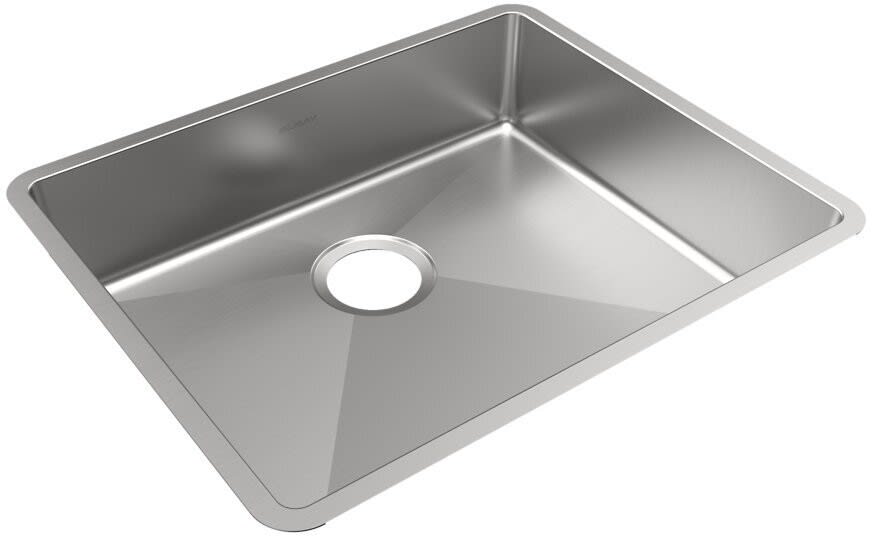 Elkay ECTRUAD211755 18 Gauge Stainless Steel Single Bowl