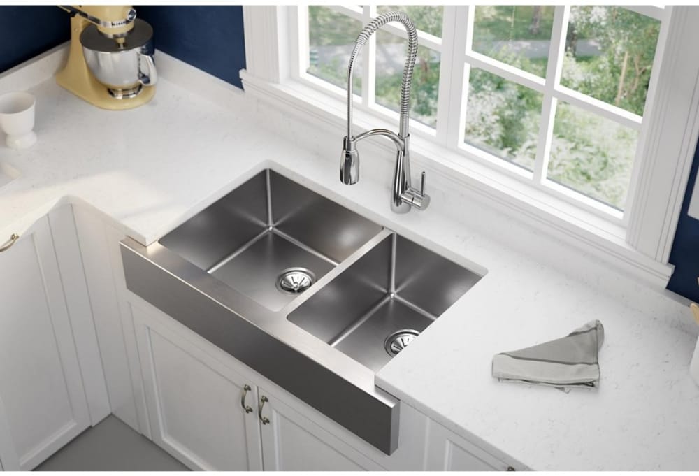 Stainless steel farmhouse sink 36 inch