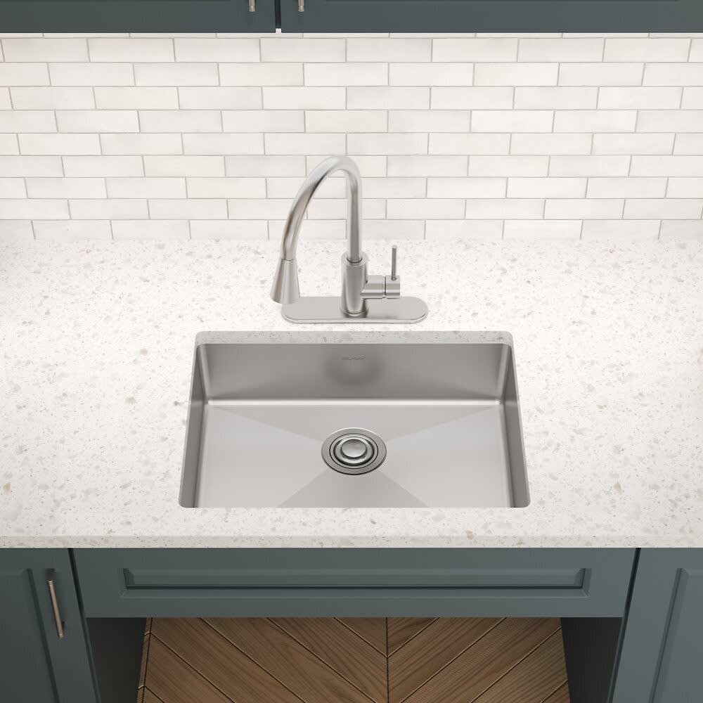 Elkay ECTSRAD2522601 22 Inch Single Bowl Dual Mount Kitchen Sink
