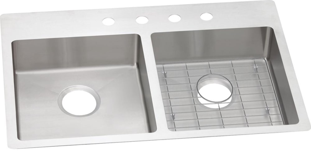 Elkay ECTSRAD33226TBG5 33 Inch Dual Mount Double Bowl Kitchen Sink