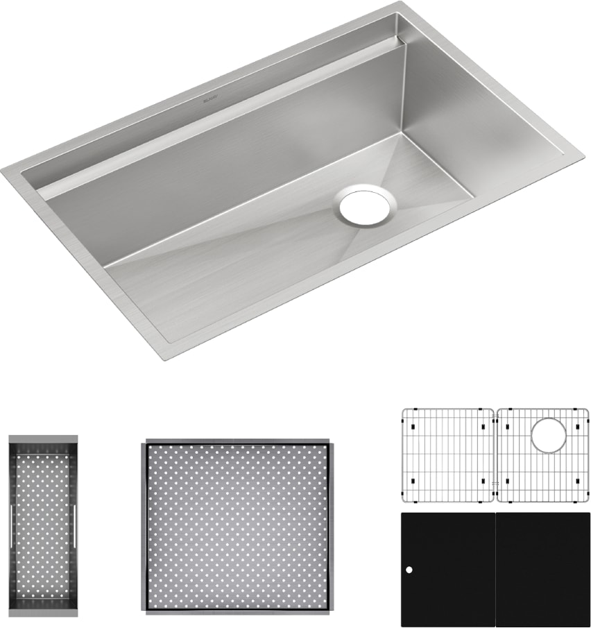 Elkay CS30BPK 32 1/2 Inch Circuit Chef Workstation Undermount Single