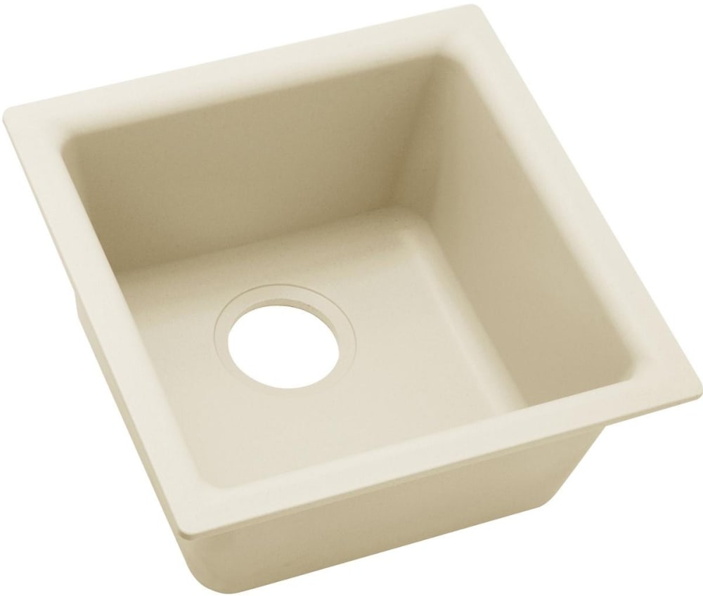 Elkay ELX1616PA0 16 Inch Quartz Luxe Dual Mount Bar Sink with Dual