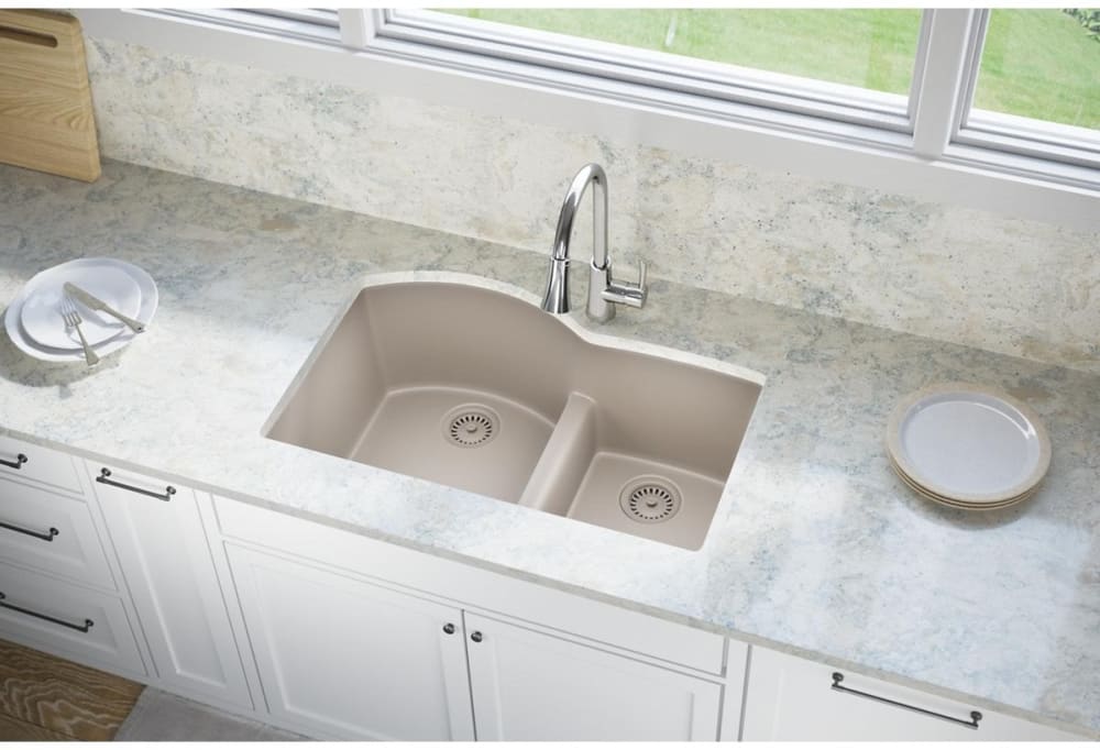 Elkay LKQS35SM Elkay Polymer Drain Fitting with Removable Basket Strainer and Rubber Stopper