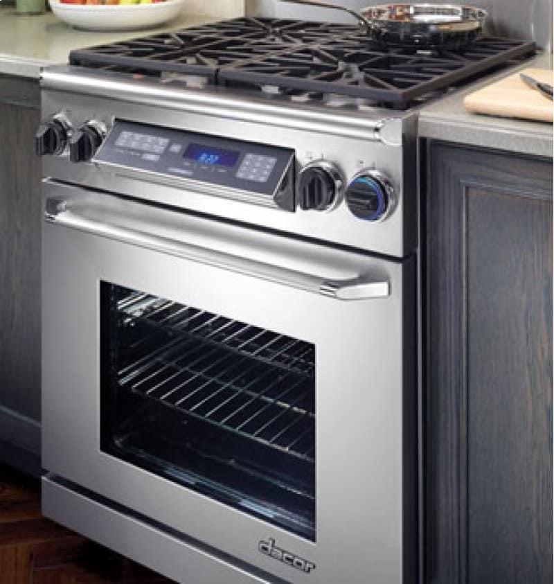 Dacor ER30DSRSCHLPH 30 Inch ProStyle Dual Fuel Range with 4 Sealed