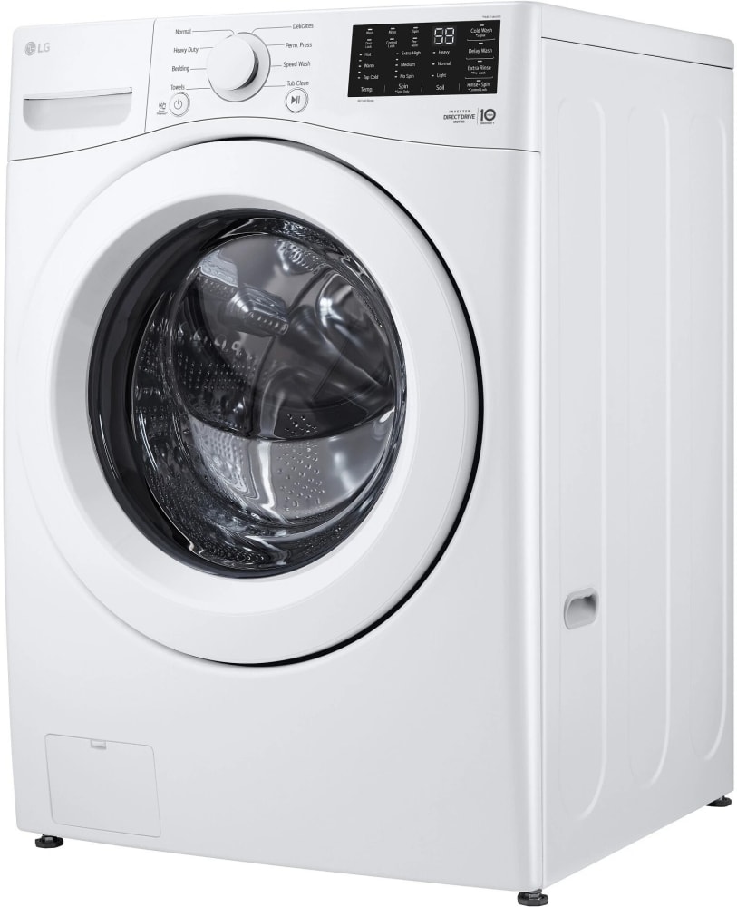 LG WM3470CW 27 Inch Front Load Washer with 5.0 Cu. Ft. Capacity, 8 Wash