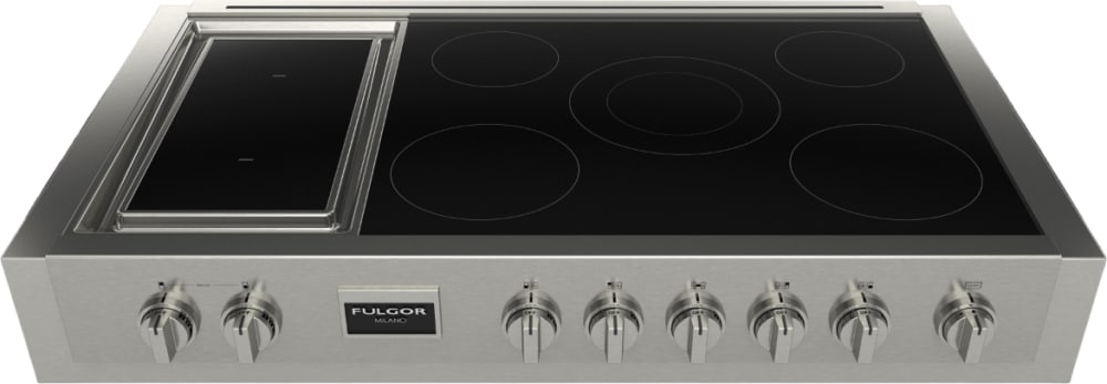 F6IRT485GS1 by Fulgor Milano - SOFIA 48 PRO INDUCTION RANGETOP WITH GRIDDLE