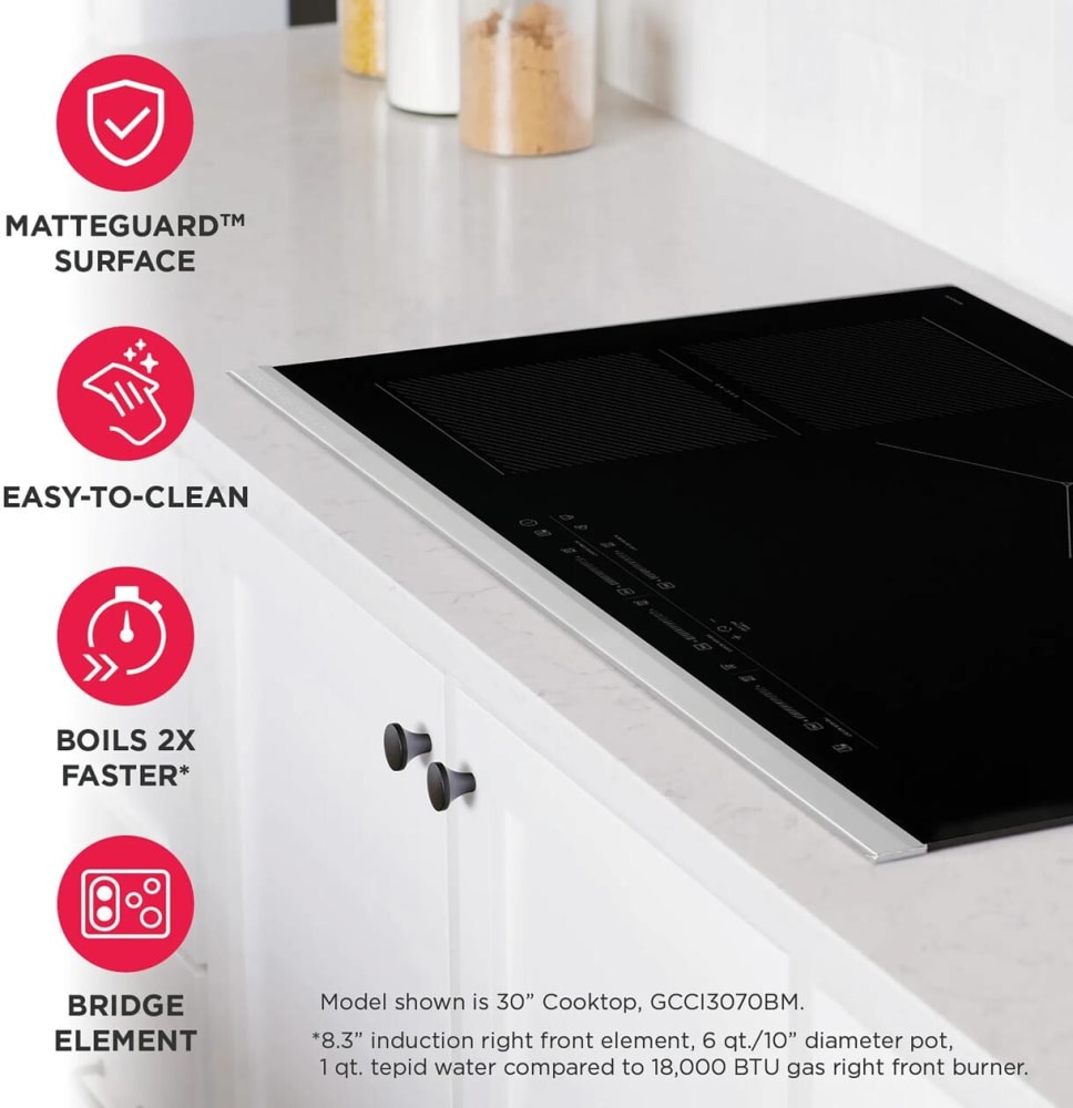 Frigidaire GCCI3670BM Induction Cooktop with 5 Cooking Elements