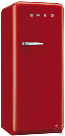 Smeg FAB28URR 9.22 cu. ft. 50's Style Refrigerator with Adjustable ...