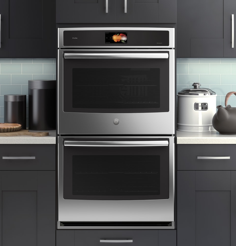 GE PT9551SLSS 30 Inch Built-In Double Convection Electric Wall Oven