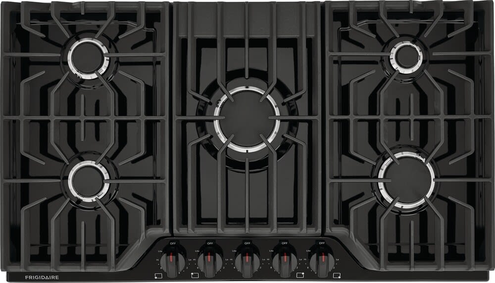 Frigidaire FCCG3627AB 36 Inch Gas Cooktop with 5 Sealed Burners
