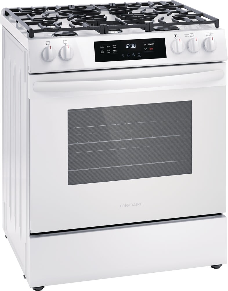 Frigidaire FCFG3062AW 30 Inch Freestanding Gas Range with 5 Sealed