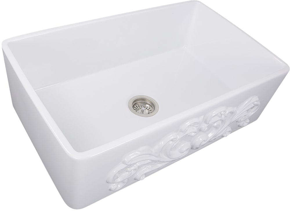 Nantucket Sinks FCFS3320SFILIGREE 33 Inch Single Bowl ...