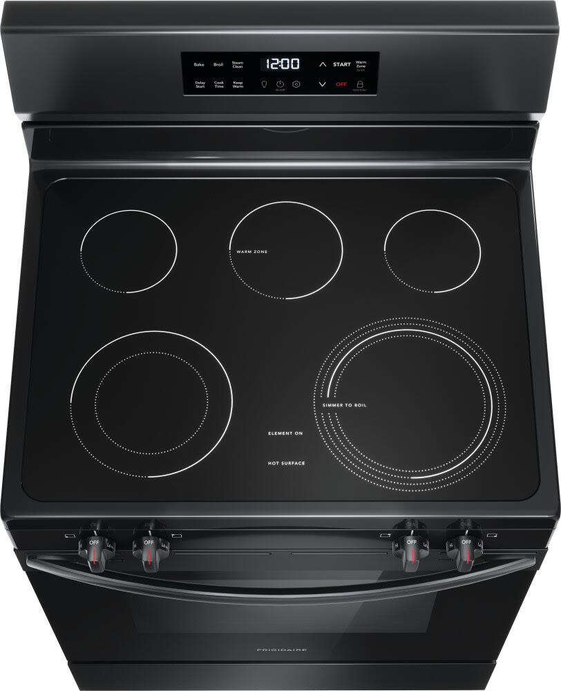 Freestanding electric cooktop outlet