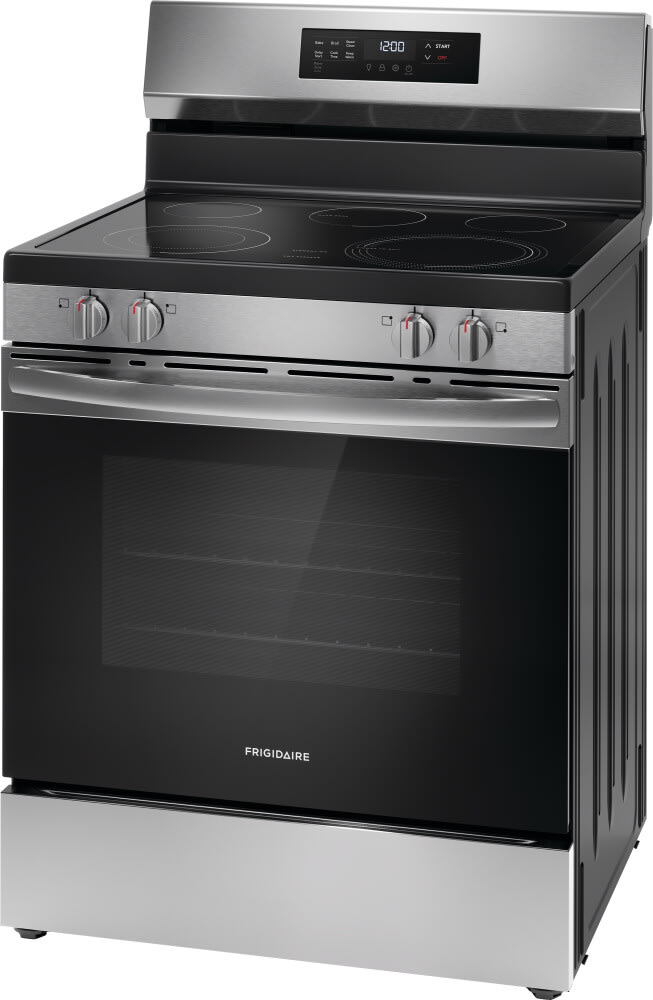 Frigidaire FCRE3062AS 30 Inch Freestanding Electric Range with 5 Elements, 5.3 cu. ft. Capacity