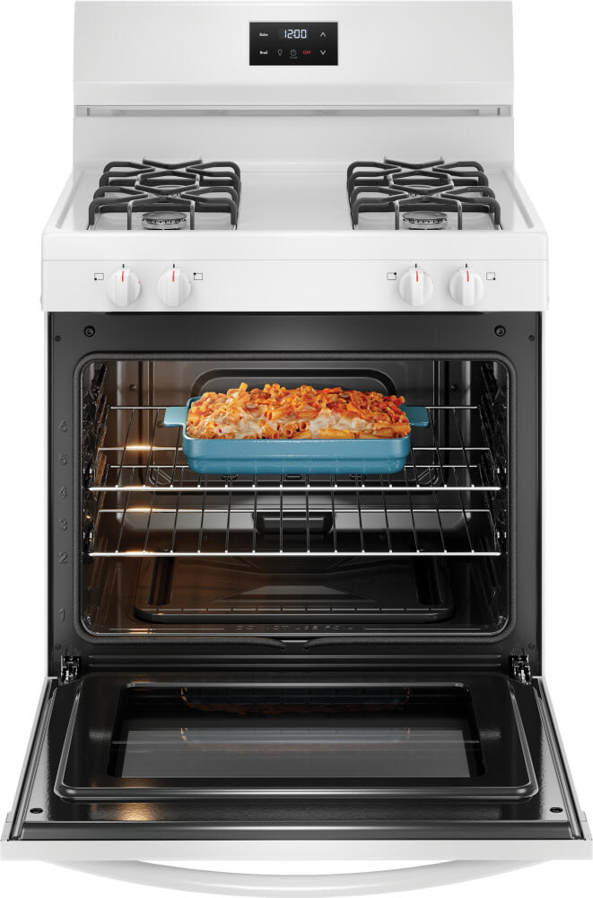 Frigidaire FCRG3051BW 30 Inch Freestanding Gas Range with 4 Sealed