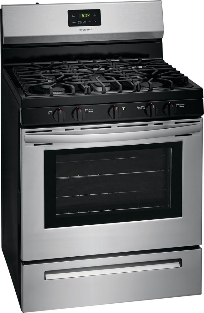 Frigidaire FCRG3052AS 30 Inch Freestanding Gas Range with 5 Sealed